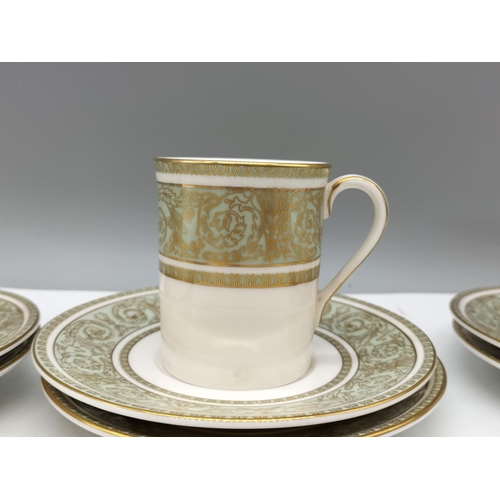 331 - Royal Doulton Cups (8) and Saucers (7) in the 'English Renaissance' Pattern.