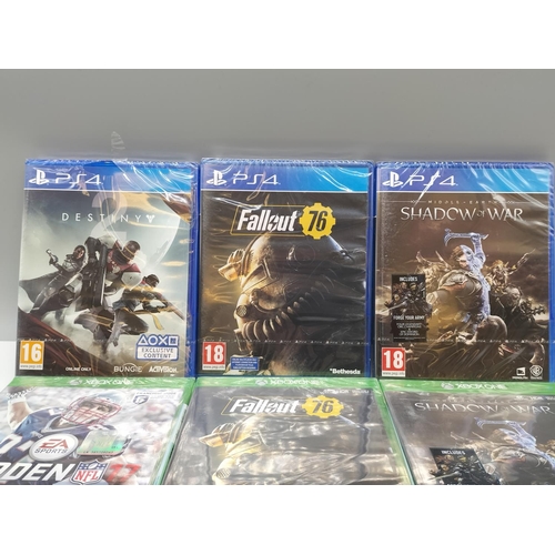 465 - PS4 Games (3) and X-Box One Games (3). All Sealed.