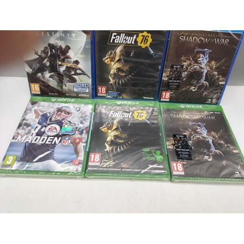 465 - PS4 Games (3) and X-Box One Games (3). All Sealed.