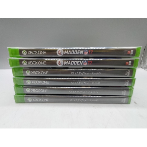 470 - 6 x New and Sealed X-Box One Games.