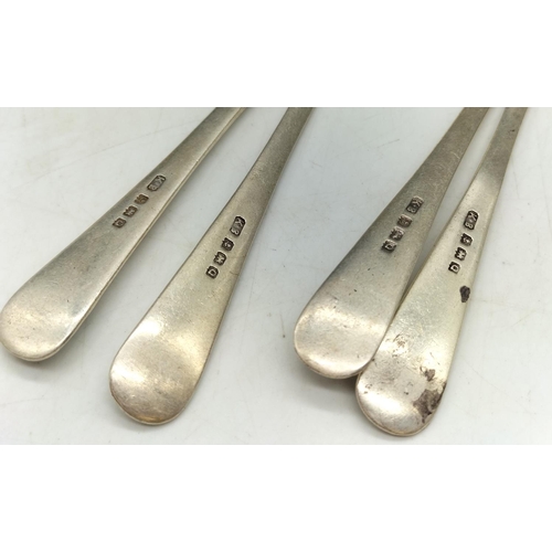 251 - Collection of Hallmarked and Sterling Tea Spoons. 151 Grams.