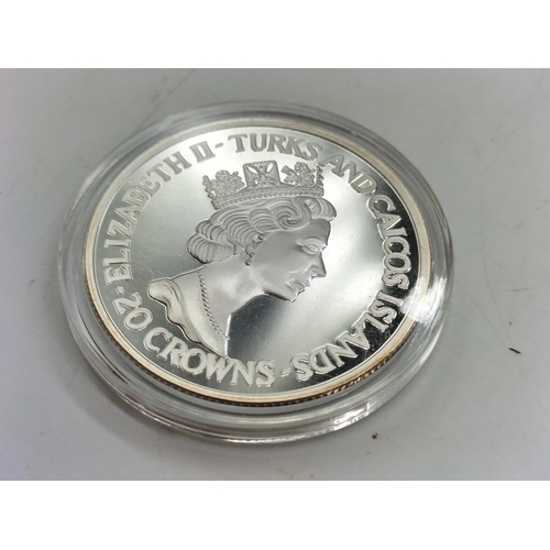 270 - 1992 Silver Elizabeth 40th Anniversary of the Accession Coin. 999/1000 with Certificate of Authentic... 