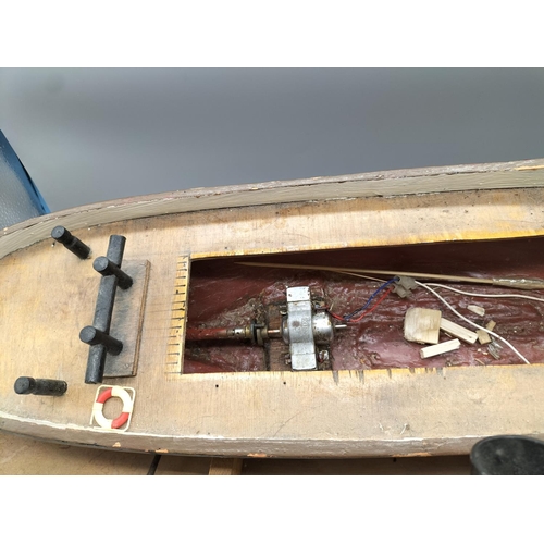 277 - Hand Built Boat with Motor plus Accessories.