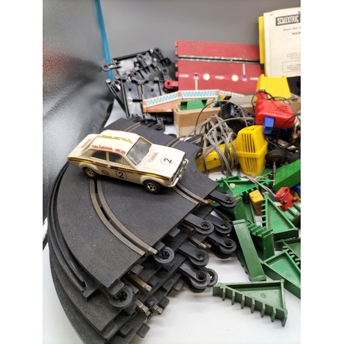 360 - Box of Vintage Scalextric Track, Accessories and Cars.