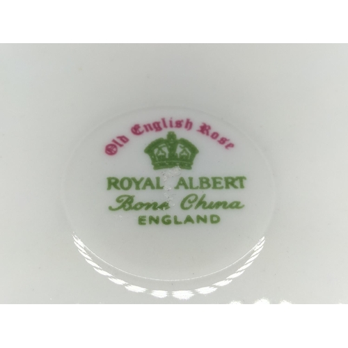 361 - Royal Albert 20cm Flower Plates (4). Seconds Quality.