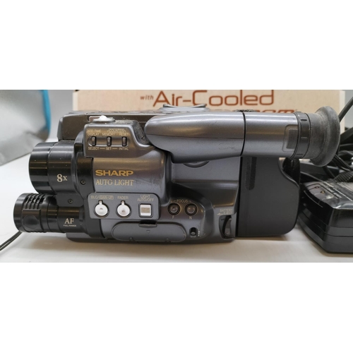 498 - Sharp Video Camera Model No VL-M4H plus Accessories.