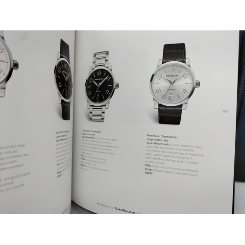 879 - Mont Blanc Books (2) - 'Time Pieces' and 'Time Writers' plus Price Lists.