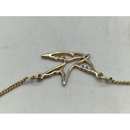 889 - 925 Silver Bird Necklace.