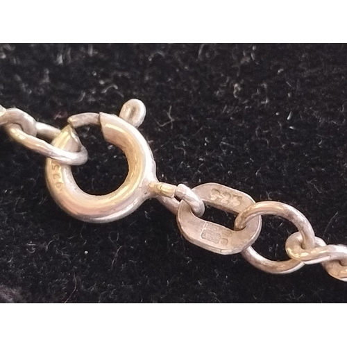 751 - Silver Hallmarked Curb Chain.