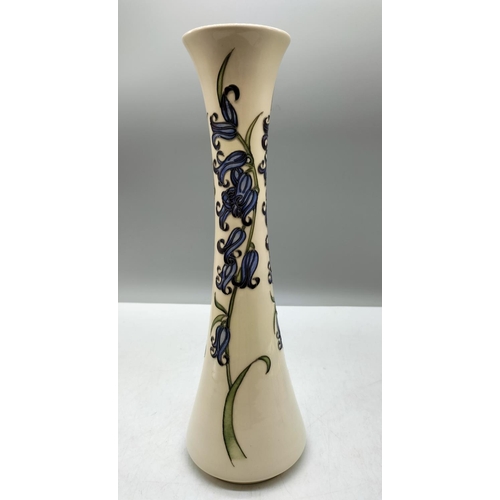 821 - Moorcroft 31cm Vase in the 'Bluebell Harmony' Design by Kerry Goodwin.