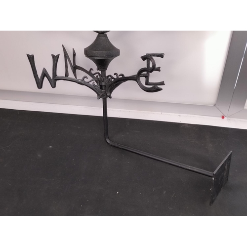 830A - Cast Metal Weather Vane. 56cm High, 46cm.