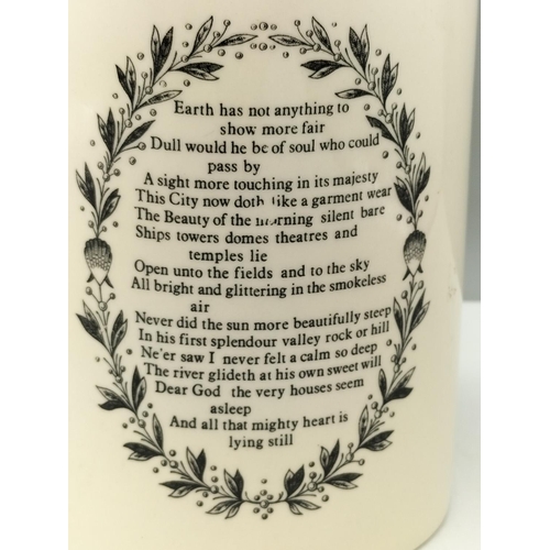 849 - Wedgwood The London Mug with Quaotation by Dr Samuel Johnson and Poem 'Westminster Bridge' by Willia... 