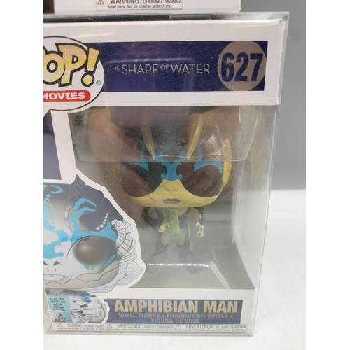 860A - Funko Pop Figures Boxed (4) - 'Porg', 'Rasputin', 'Orgim' and 'Amphibian Man'.