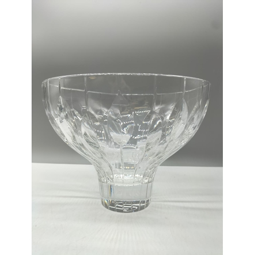 913 - Stuart Crystal Glass Bowl plus 2 x Edinburgh Crystal Glasses.