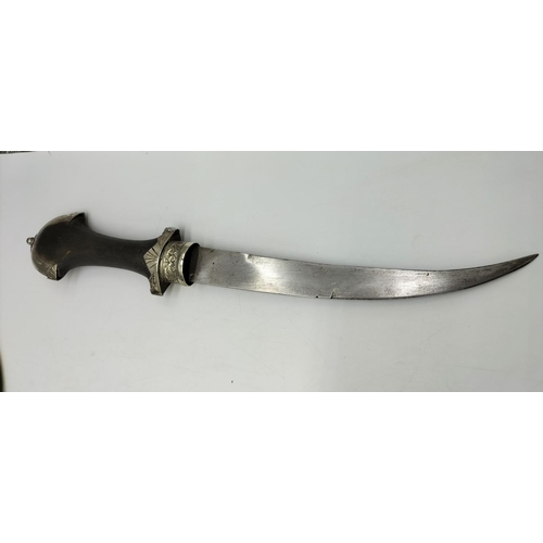 925 - Ornate Dagger in Sheath. 42cm Long.