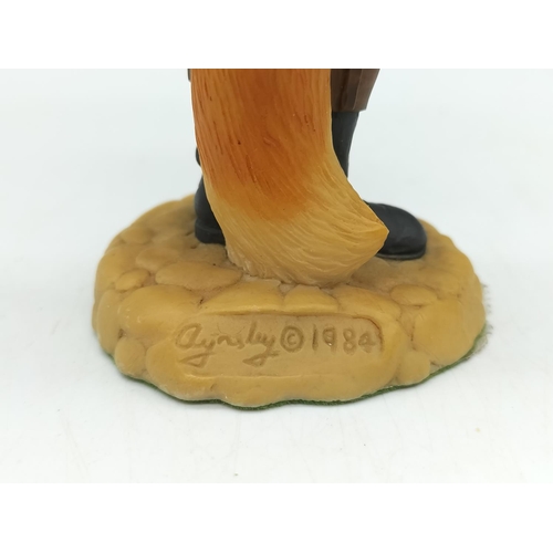 960 - Aynsley 15cm Figure of a 'Gentleman Fox'.