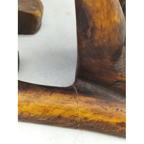 105 - Egyptian 28cm Cat Figure. Tail with Faults.