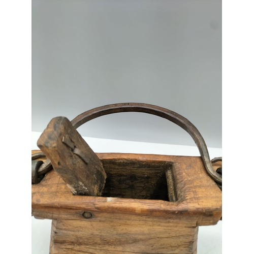 14 - Vintage Railway Key Box. 13cm x 21cm x7cm.