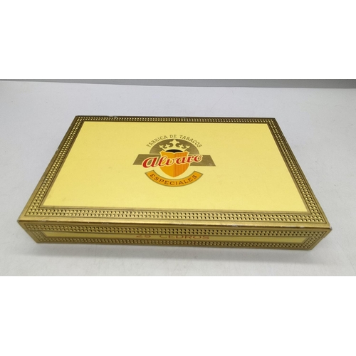 15A - Alvaro Especiales Full Box of 25 Sealed Cigars.