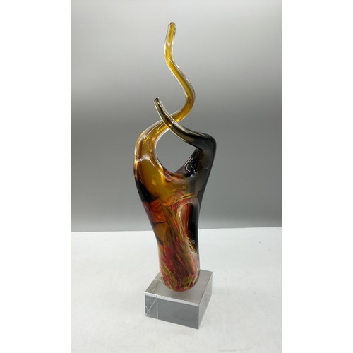 36 - Glass Ornament 39cm High.