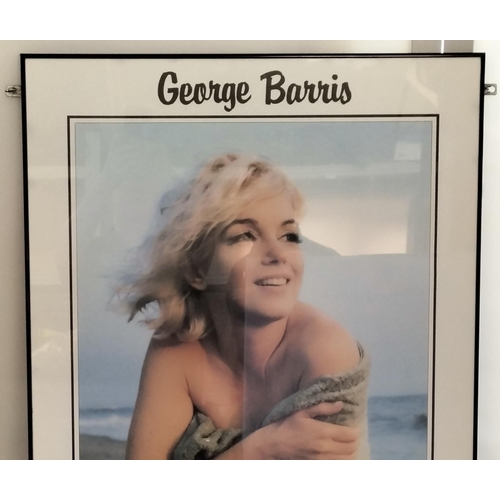 38 - Framed and Glazed Large Picture of Marilyn Monroe by George Barris, 1987. One of the last Photos Tak... 