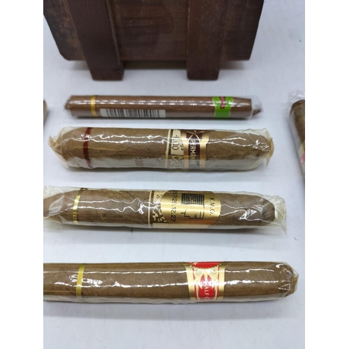 5A - Small Box of 34 x Various Cigars (Size and Age) All Still Sealed.