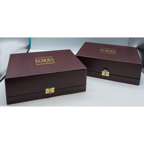 75 - 2 x Sample Boxes of 'Parfums Echoes L'Arome'.
