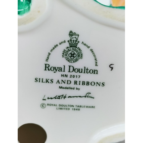 92 - Royal Doulton Figure 'Silks and Ribbons' HN2017. First Quality.