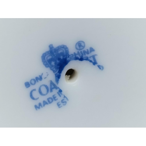 11 - Coalport Twin Handled 25cm Pedestal Vase.