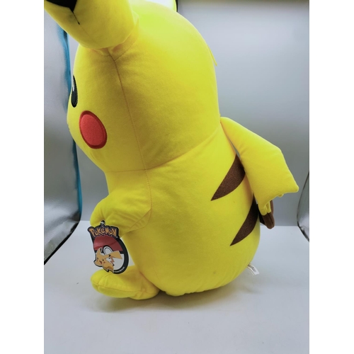 196 - New with Tags Pokemon 'Pikachu' Plush Soft Toy.