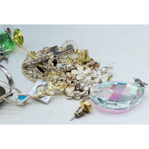 75A - Box of Assorted Jewellery Items including Necklace, Badges, etc.