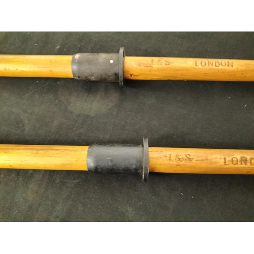 513 - Pair of London L&S Rowing Oars. 180cm Long. This Lot is Collection Only.