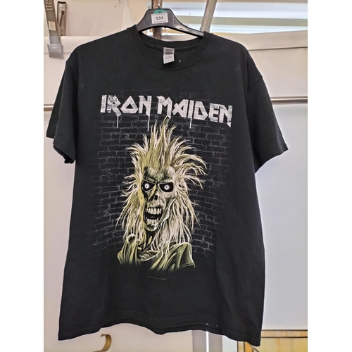 131 - Vintage 'Iron Maiden' T Shirt. Large.