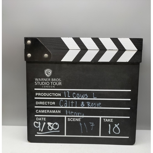 133 - Warner Brothers Studio Tour Film Clapper. 29cm x 31cm.