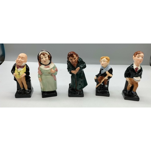 24 - Royal Doulton 11cm Charles Dickens Figures (5)