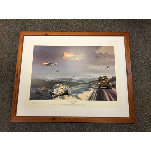 275 - Framed Limited Edition 270/350 Print 'Thunderbolts and Lightnings' by Nicolas Trudgian. Signed in Pe... 