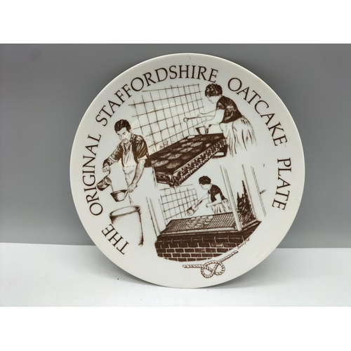 34 - The Original Staffordshire Oatcake 24cm Plate.