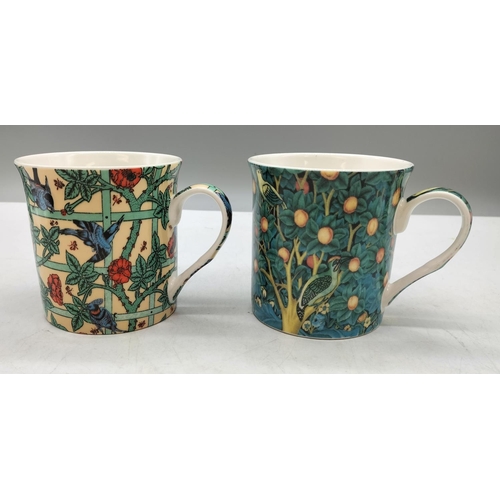 40 - Leonardo Collection 'William Morris Birds' 9cm Mugs (2).