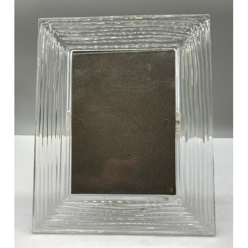 41 - Jasper Conran for Waterford Glass Photo Frame. 27cm x 22cm.