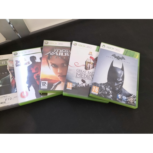 571 - 8x XBox 360 Games to include Lego Batman, Lego Harry Potter, Tomb Raider, etc.