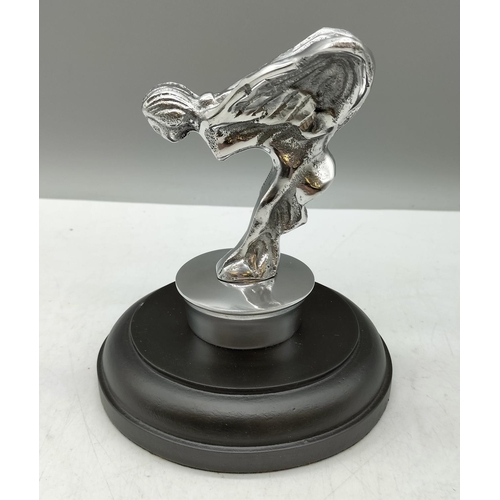 602 - Rolls Royce Flying Lady Desk Top Paperweight. 15cm High.