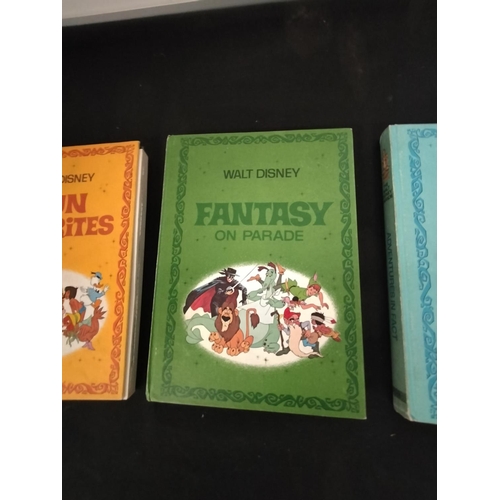 670 - 1960s Walt Disney Parade Fun/Fact/Fantasy/Fiction Book Set. 1 Book has Loose Pages.