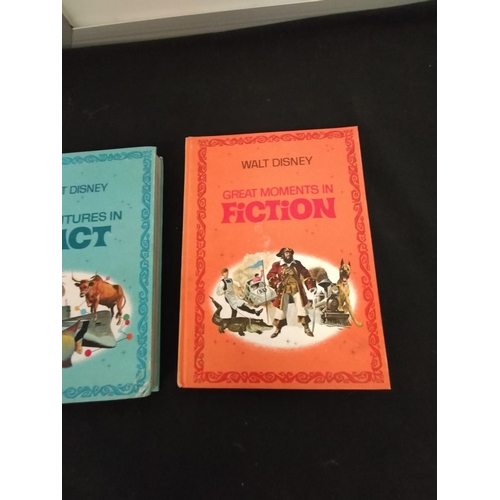 670 - 1960s Walt Disney Parade Fun/Fact/Fantasy/Fiction Book Set. 1 Book has Loose Pages.