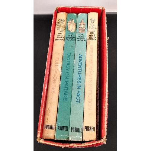 670 - 1960s Walt Disney Parade Fun/Fact/Fantasy/Fiction Book Set. 1 Book has Loose Pages.