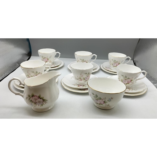 677 - Pall Mall Ware 20 Piece Floral Tea Set.