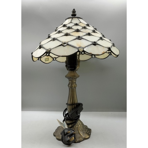 166 - Tiffany Style Table Lamp 48cm High.