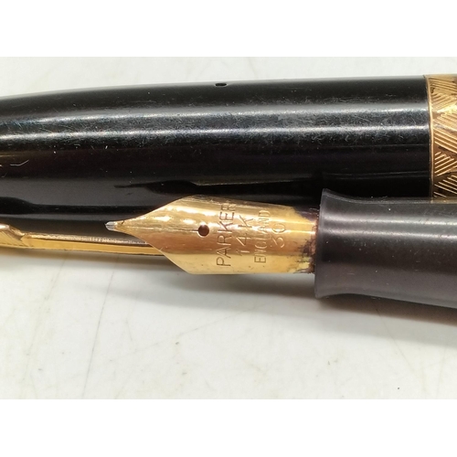 209 - Parker Fountain Pen with 14ct Gold Nib.