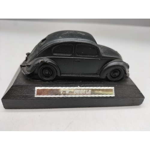 552 - Model of 'Mallard' Train Boxed plus Coal VW Beetle (A/F).