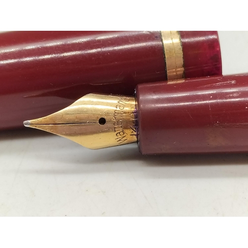 688 - Watermans Fountain Pen with 14k Gold Nib.