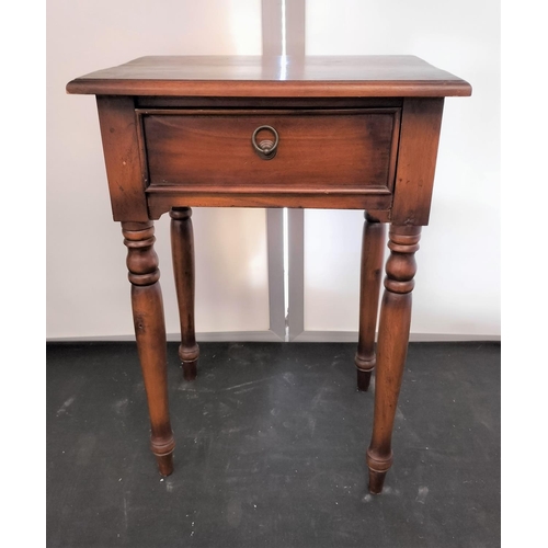 91 - Hall Table with Drawer. 40cm x 50cm x 70cm. This Lot is Collection Only.